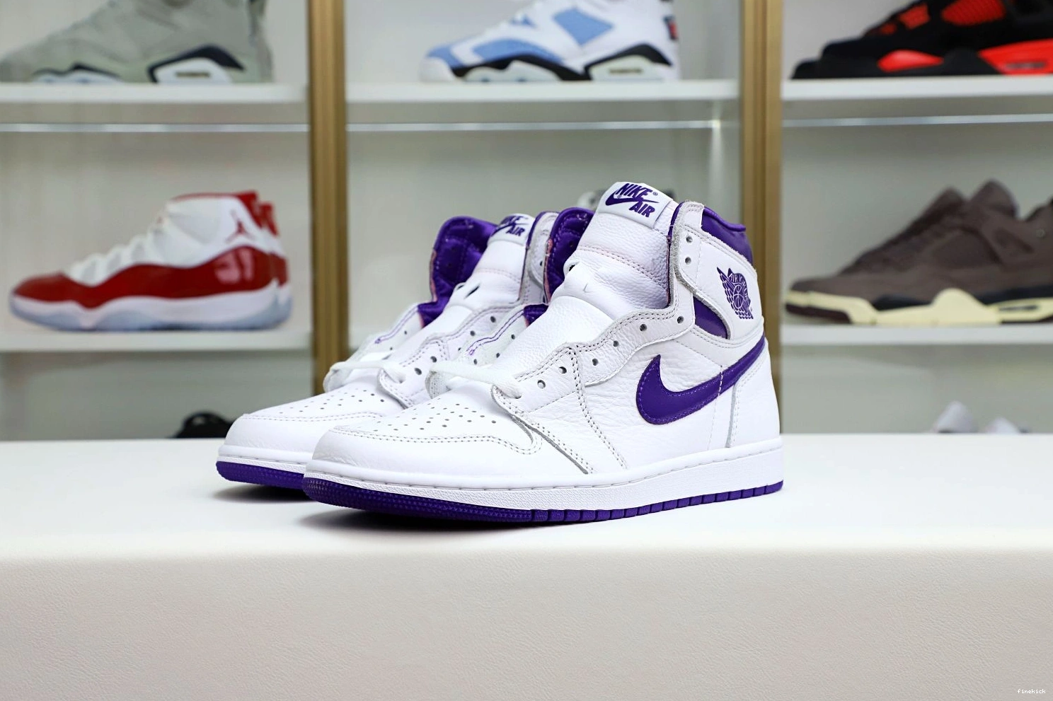Jordan Purple 1 High OG Air Court 0919